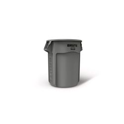 Rubbermaid Brute 55 gal Gray Polyethylene Garbage Can