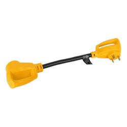 Camco Power Grip 2.3 in. 50 amps Dogbone Adapter 1 pk