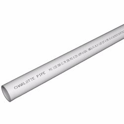 Charlotte Pipe SDR21 PVC Pressure Pipe 1-1/2 in. D X 20 ft. L Bell 200 psi