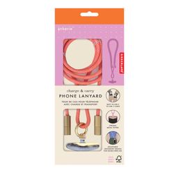 Kikkerland Inkerie ChargeCarry Phone Lanyard 1 pk