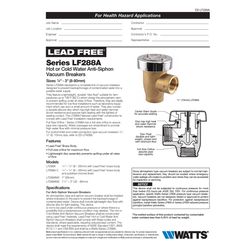 Watts 3/4 in. Brass Anti-Siphon Vacuum Breaker