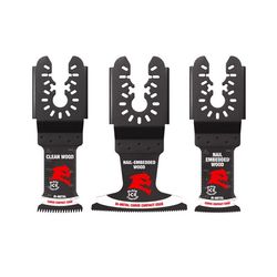 Diablo Demo Demon Bi-Metal Oscillating Blade Set 3 pc