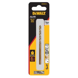 DeWalt ELITE SERIES 11/64 in. X 3 1/4 in. L Cobalt Steel Split Point Drill Bit Round Shank 1 pc