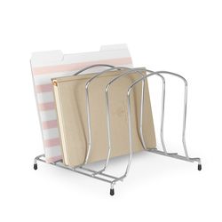 Spectrum 10.25 in. L X 11 in. W X 9 in. H Silver Wire Organizer
