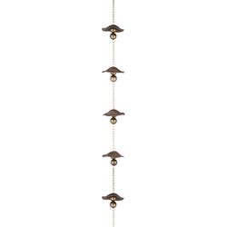 Regal Art & Gift Copper Metal 100 in. H X 6 in. L Cast mushroom Outdoor Decoration