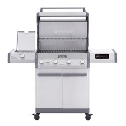 Monument Grills 4 Burner Liquid Propane Grill Stainless Steel