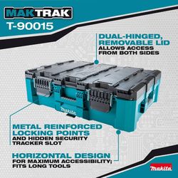 Makita Maktrak 31.57 in. Tool Box Teal