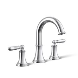 Kohler Facile Polished Chrome Traditional Widespread Bathroom Sink Faucet 8 in.
