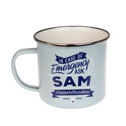 Top Guy Sam 14 oz Multicolored Steel Enamel Coated Mug 1 pk
