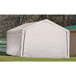 ShelterLogic Super Max Polyethylene Canopy Enclosure Kit 12 ft. W X 26 ft. L