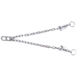 Maasdam 3 in. H X 7.5 in. W X 60 in. L Silver Steel Chain Link Fence Corner Post