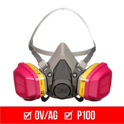 3M P100 Multi-Purpose OV/AG Respirator M 1 pk
