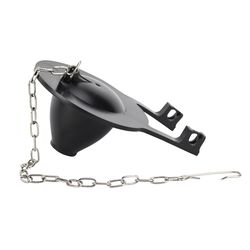 Plumb Pak Flush Valve Flapper Black Rubber For Universal