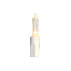 Celebrations Platinum LED T5 Warm White 100 ct Icicle Christmas Lights 9.5 ft.