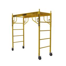 ScaffoldMart Steel Yellow Scaffolding 1 pk