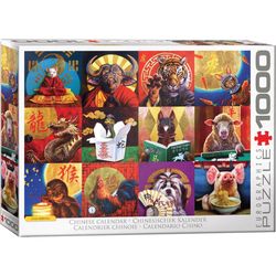Eurographics Chinese Calendar Jigsaw Puzzle Multicolored 1000 pc