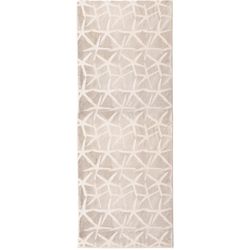 Cozy Living 21 in. W X 54 in. L Beige Starfish Toss Polyester Accent Rug