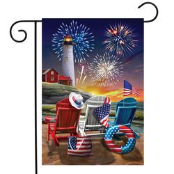 Briarwood Lane Garden Flag 12.5 in. H X 18 in. W