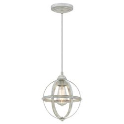 Westinghouse Stella Mira Antique Ash Silver 1 lights Mini Pendant Light