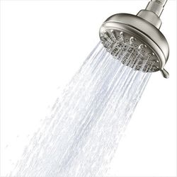 Moen Banbury Brushed Nickel ABS 5 settings Wallmount Showerhead 1.75 gpm