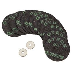 Gyros Tools Fiber Disk ST 1-1/2 in. D X 1/8 in. X 3/64 in. thick Fiberglass Super Tensile Strength C