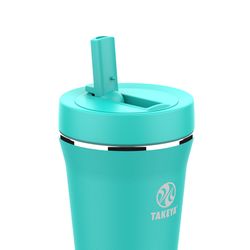 Takeya Actives 24 oz Teal BPA Free Insulated Straw Tumbler