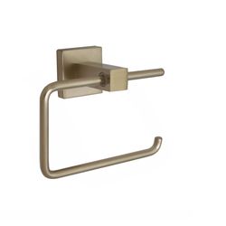 Huntington Brass Razo Satin Brass Silver Toilet Paper Holder