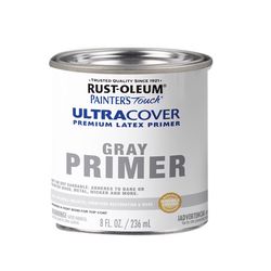Rust-Oleum Painter's Touch Gray Flat Water-Based Latex Ultra Cover Primer 0.5 pt