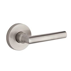 Baldwin Reserve Tube Lever Satin Nickel Privacy Lever