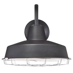 Westinghouse Academy 1-Light Textured Black Wall Sconce