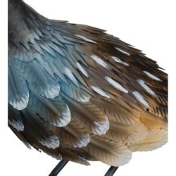 Regal Art & Gift Multicolored Metal 7.75 in. H X 11.25 in. L Quail Male Outdoor Decoration