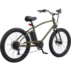 Retrospec Chatham Rev 3 Unisex Electric Beach Cruiser Matte Olive Drab