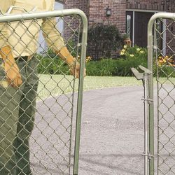 YardGard 46 in. H X 3 ft. L Galvanized Steel Walk Gate
