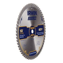 Irwin Marathon 10 in. D X 5/8 in. Carbide Miter and Table Saw Blade 60 teeth 1 pk