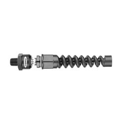 Flexzilla Anodized Aircraft Aluminum Reusable Ball Swivel 1/4 in. Male 1 pc