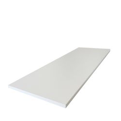 ATC 0.63 in. H X 10 in. W X 23.6 in. D White Wood Shelf Board