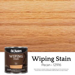 Old Masters Semi-Transparent Pecan Oil-Based Wiping Stain 1/2 pt