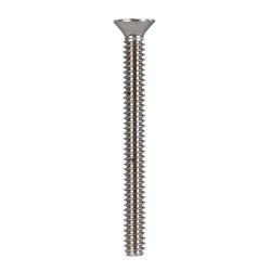 HILLMAN No. 6-32 Ga. X 1-1/2 in. L Phillips Flat Head Stainless Steel Machine Screws 100 pk