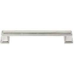 MNG Beacon Hill Bar Cabinet Pull 5-1/16 in. Polished Nickel Silver 1 pk