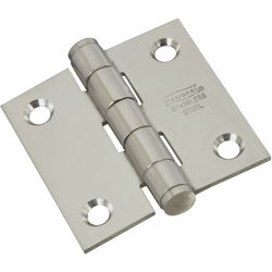 National Hardware 2 in. L Stainless Steel Door Hinge 2 pk