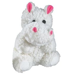 Zanies For Dog Multicolored Fleece Fleecy Friend Hippo Squeaky Dog Toy Small