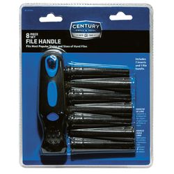 Century Drill & Tool 5 in. L X 1 in. W High Carbon Steel Assorted File Set 5 pc