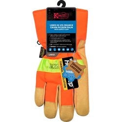 Kinco Men's Outdoor Hi-Viz Work Gloves Orange M 1 pair