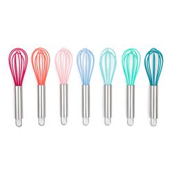 Core Kitchen Assorted Silicone/Stainless Steel Mini Whisk