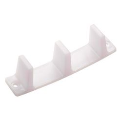 Ace White Plastic Door Guide 2 pc