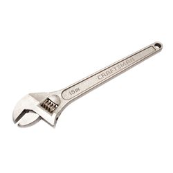 CRAFTSMAN Metric and SAE Adjustable Wrench 15 in. L 1 pc