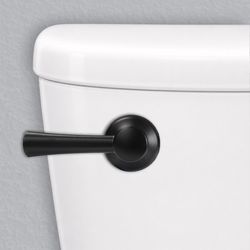 Korky StrongARM, Simple Style Flush Handle Black Matte Metal For Universal