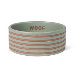 Pet Shop by Fringe Studio Multicolored Striped Ceramic 3.25 cups Pet Bowl