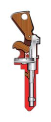 Lucky Line Tommy Gun House Key Blank Single For Schlage Multicolored
