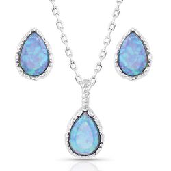 Montana Silversmiths Women's Blue/Silver Jewelry Sets Water Resistant